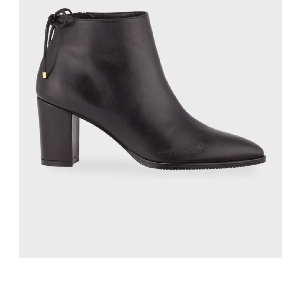 Stuart Weitzman Gardiner Block-Heel Ankle Booties - image 1